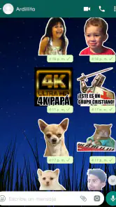 Memetflix Stickers de WhatsApp screenshot