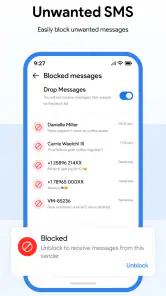 Mensajes SMS screenshot