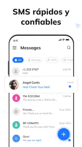 Mensajs:Texto SMS App de inici screenshot