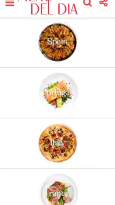 MENU DEL DIA ® screenshot