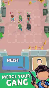 Merge Gangster Heist vs Police screenshot