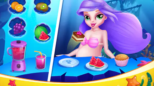 Mermaid Mommy Baby Care Game screenshot