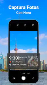 MeShot: GPS Camera & Geo Stamp screenshot