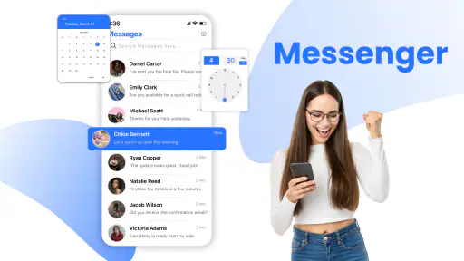 Messages: SMS, Messenger Home screenshot