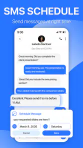 Messages - SMS, Text, Launcher screenshot
