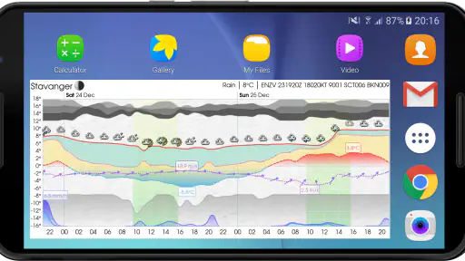 Meteogram Pro Weather Widget screenshot