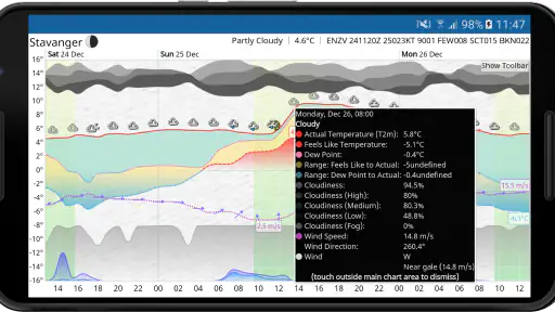Meteogram Pro Weather Widget screenshot