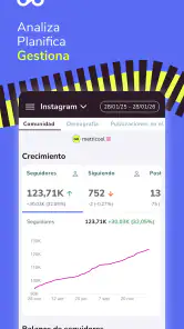 Metricool para redes sociales screenshot