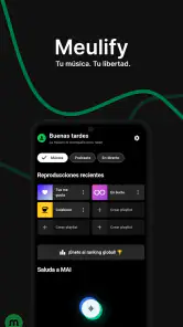 Meulify: Música sin cortes screenshot