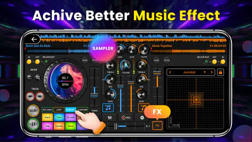 Mezclador de música para DJ 3D screenshot
