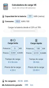 Mi coche eléctrico screenshot
