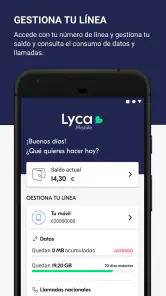 Mi Lyca - Área de cliente screenshot