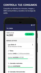 Mi Lyca - Área de cliente screenshot