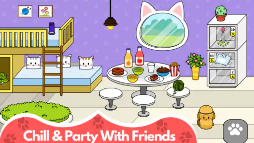 Mi pueblo gatuno - juega gatos screenshot
