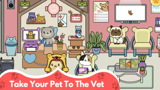 Mi pueblo gatuno - juega gatos screenshot