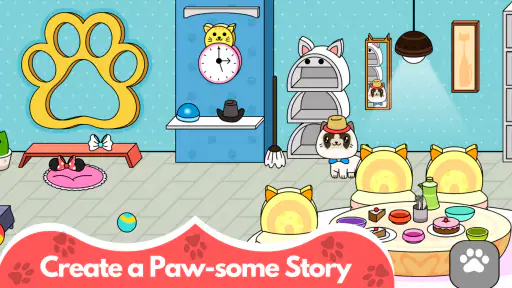 Mi pueblo gatuno - juega gatos screenshot