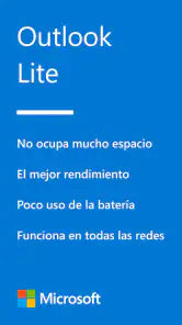 Microsoft Outlook Lite: Correo screenshot