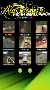 Mod Jalan Rusak Bussid Lumpur screenshot