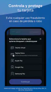 MoneyToPay · Tarjeta Prepago screenshot
