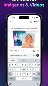 Monica IA: Chat & Paint Art screenshot