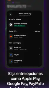 MoonPay: Crypto, Bitcoin, SOL screenshot