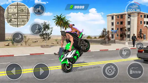 Moto Wheelie: Traffic Bike 3D screenshot