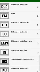 MotorData OBD ELM car scanner screenshot