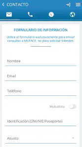 Muface Móvil screenshot