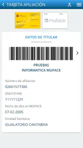 Muface Móvil screenshot