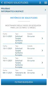 Muface Móvil screenshot