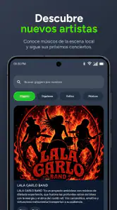 Música en vivo cerca de ti screenshot