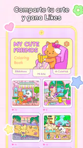 My Cute Friends Libro Colorear screenshot