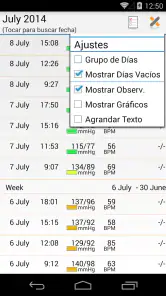 MyDiary – Presión arterial screenshot