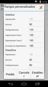 MyDiary – Presión arterial screenshot