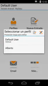 MyDiary – Presión arterial screenshot