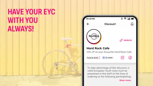 myEYC - European Youth Card screenshot