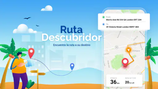 Navegación GPS: Mapa en Vivo screenshot