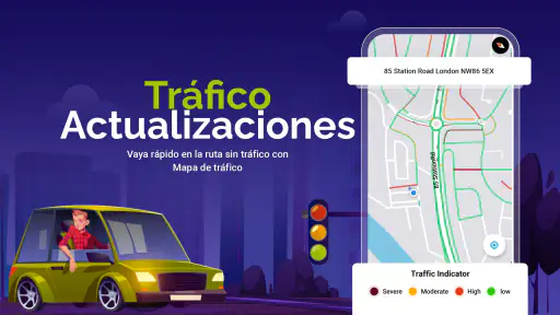 Navegación GPS: Mapa en Vivo screenshot