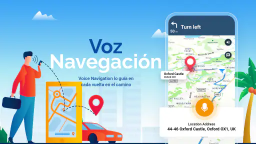 Navegación GPS: Mapa en Vivo screenshot