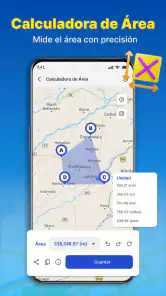 Navegación GPS y mapa de ruta screenshot