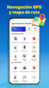 Navegación GPS y mapa de ruta screenshot
