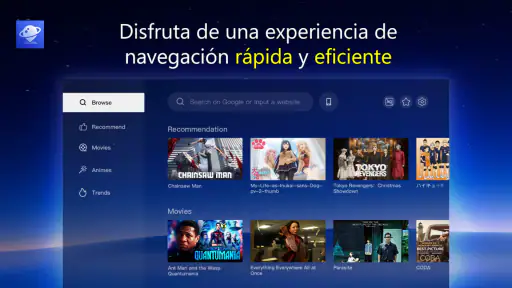 Navegador de TV Web BrowseHere screenshot