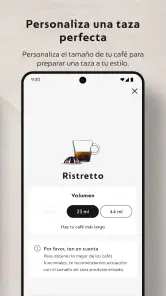 Nespresso Smart screenshot