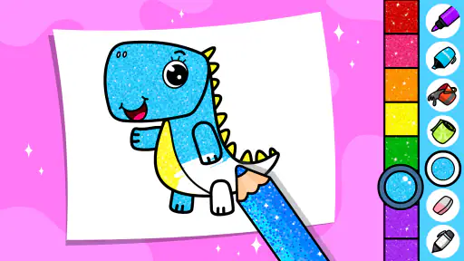 Niños colorear: dibujos juegos screenshot