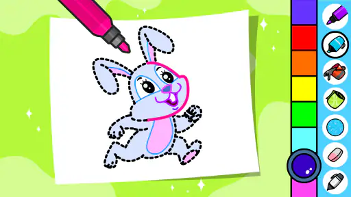 Niños colorear: dibujos juegos screenshot