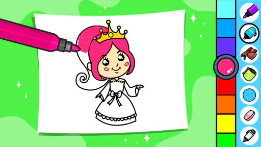 Niños colorear: dibujos juegos screenshot