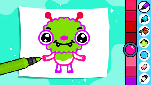 Niños colorear: dibujos juegos screenshot