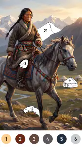 Nomad Color By Number Games screenshot