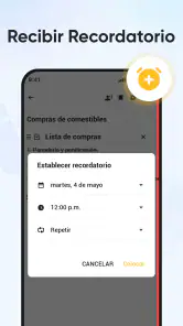 Notas: Bloc de notas, Notebook screenshot