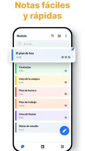 Notas, Bloc de notas - Notein screenshot